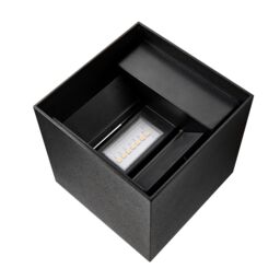 Nordlux Modern Outdoor Wall Light Black Aluminium Intergrated LED Weatherproof - Mains Powered, IP44 - thumbnail 8