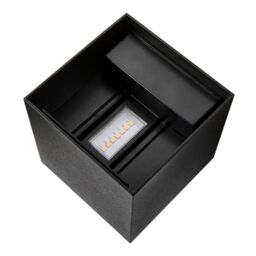 Nordlux Modern Outdoor Wall Light Black Aluminium Intergrated LED Weatherproof - Mains Powered, IP44 - thumbnail 9