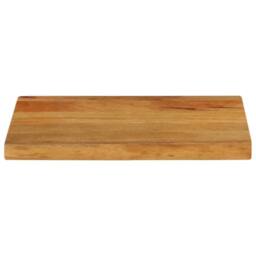 Berkfield Home Table Top Live Edge 60x40x3.8 cm Solid Wood Mango in Brown - thumbnail 3