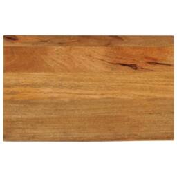 Berkfield Home Table Top Live Edge 60x40x3.8 cm Solid Wood Mango in Brown - thumbnail 2