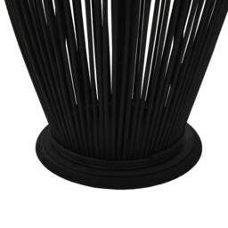 Berkfield Home Hanging Candle Lantern Holder Bamboo Black 95 cm - thumbnail 3