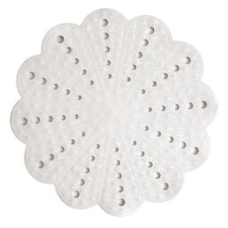 Showerdrape Petal White Anti-slip Shower Mat 540mm - thumbnail 4