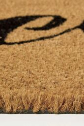 Homescapes Hello Coir Doormat 60 x 40 cm in Brown - Size: 40 cm x 60 cm - thumbnail 3