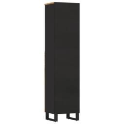 Berkfield Home Bathroom Cabinet 38x33x160 cm Solid Wood Mango in Brown - Size: 38 x 33 x 160 cm - thumbnail 6