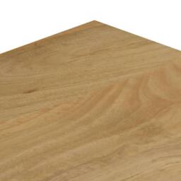Berkfield Home Durable Coffee Table 100x50x35 cm Solid Mango Wood & Steel in Brown - Size: 100 x 50 x 35 cm - thumbnail 5