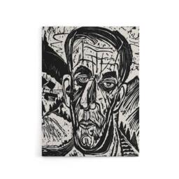 "Artery8 Head of Van de Velde Ernst Ludwig Kirchner Canvas Wall Art in White - Size: W18"" x H24""" - thumbnail 1
