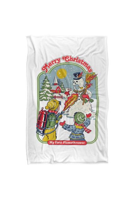 Steven Rhodes My First Flamethrower Silky Super Soft Throw Blanket - Size: Small - image 1