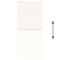 Berkfield Home Zebra Blind Marble Beige 105x230 cm Fabric Width 100.9 cm Polyester - thumbnail 5