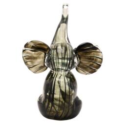 Objets d'Art Glass Figurine Trumpet Elephant - thumbnail 3
