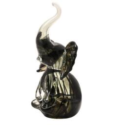 Objets d'Art Glass Figurine Trumpet Elephant - thumbnail 4