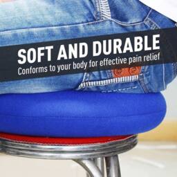 SPETLEK Donut Ring Chair Seat Cushion Pillow 2X in Blue - Size: 100 cm x 190 cm - thumbnail 3