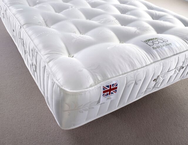 Somnior Optimum 3000 Memory Foam Pocket Medium Firm Mattress in White - Size: Double - image 1