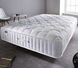 Somnior Sovereign 3500 Pressure Relief Cushioned Support Mattress Medium Firm in White - Size: Super King - thumbnail 3