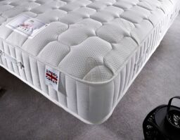 Somnior Sovereign 3500 Pressure Relief Cushioned Support Mattress Medium Firm in White - Size: Super King - thumbnail 5