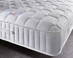 Somnior Sovereign 3500 Pressure Relief Cushioned Support Mattress Medium Firm in White - Size: Super King - thumbnail 4