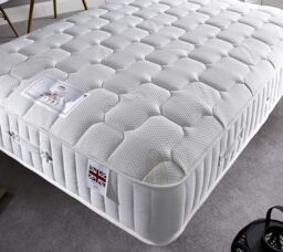 Somnior Sovereign 3500 Pressure Relief Cushioned Support Mattress Medium Firm in White - Size: Super King - thumbnail 2