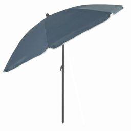 KandyToys Out There 2.4m Garden Parasol Umbrella Sun Shade with Adjustable Height Tilt Function & UPF40+ Protection in Grey - thumbnail 2