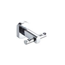 Showerdrape Admiralty Chrome Stainless Steel Wall Mounted 3 Piece Bathroom Accessory Set in Silver - thumbnail 2