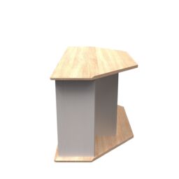 Ready Assembled 2 U Norton Corner TV Unit (Ready Assembled) in Taupe - Size: Medium - thumbnail 3