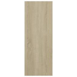 Berkfield Home Decorative Console Table Sonoma Oak 105x30x80 cm Engineered Wood in Light Brown - Size: 105 x 30 x 80 cm - thumbnail 6