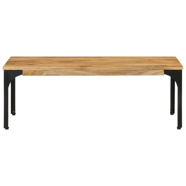 Berkfield Home Coffee Table 100x55x35 cm Solid Wood Mango in Brown - Size: 100 x 55 x 35 cm - image 1