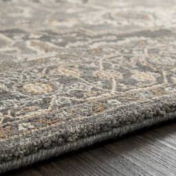 Livabliss Arda Vintage Blue Grey Brown Taupe Traditional Boho Fringe Living Rug - Size: 153 cm x 220 cm - thumbnail 3
