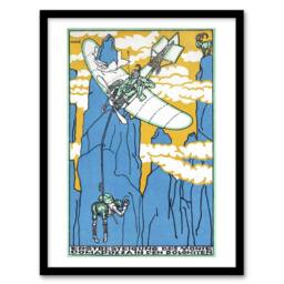 Artery8 Moriz Jung First Ascent of Monte Domapozza in Dolomites Framed Art - Size: A4 - thumbnail 1