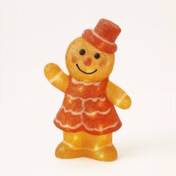 mysmartbuy 31cm Gingerbread Man LED Decoration 30L Warm White LED Battery Powered - thumbnail 6