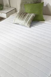 Aspire Tri-Layer Natural Wool 900 Hybrid Mattress in White - Size: Small Single - thumbnail 2