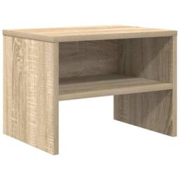 Berkfield Home Elegant Bedside Cabinet Sonoma Oak 40x30x30 cm Engineered Wood in Light Sand - Size: 40 x 30 x 30 cm - thumbnail 3