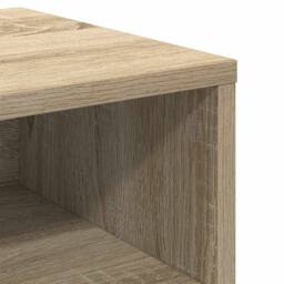 Berkfield Home Elegant Bedside Cabinet Sonoma Oak 40x30x30 cm Engineered Wood in Light Sand - Size: 40 x 30 x 30 cm - thumbnail 8