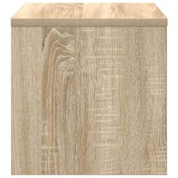 Berkfield Home Elegant Bedside Cabinet Sonoma Oak 40x30x30 cm Engineered Wood in Light Sand - Size: 40 x 30 x 30 cm - thumbnail 6