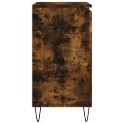 Berkfield Home Sideboard Smoked Oak 60x35x70 cm Engineered Wood in Brown - Size: 60 x 35 x 70 cm - thumbnail 7