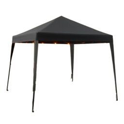 Home Source 2m Easy Up Gazebo Marquee Outdoor Garden Market Stall Canopy Tent in Grey - thumbnail 8