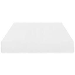 Berkfield Home Floating Wall Shelves 4 pcs High Gloss White 40x23x3.8 cm MDF - thumbnail 6