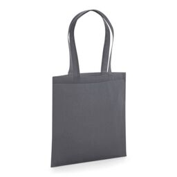 Westford Mill Premium Cotton Tote Bag in Dark Grey - thumbnail 1