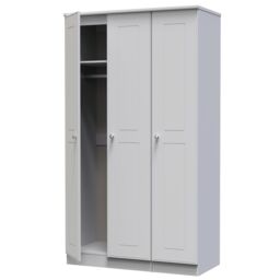 Ready Assembled 2 U Albert 3 Door Wardrobe (Ready Assembled) in Grey - thumbnail 5