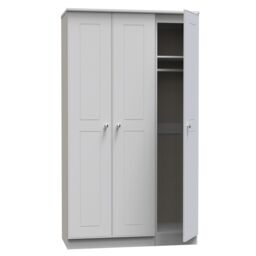 Ready Assembled 2 U Albert 3 Door Wardrobe (Ready Assembled) in Grey - thumbnail 6