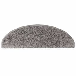 Berkfield Home Carpet Stair Treads 15 pcs Grey 65x21x4 cm - Size: Medium - thumbnail 6