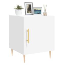 Berkfield Home Bedside Cabinets 2 pcs White 40x40x50 cm Engineered Wood - Size: 40 x 40 x 50 cm - thumbnail 4