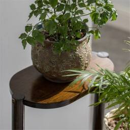 EONLION Brown 75cm Tall Indoor Plant Stand Flower Shelf - Size: 100 cm - thumbnail 3
