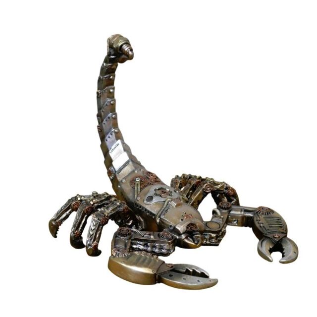 Gifts Direct 2 U Steampunk Scorpion Ornament in Metallic Gold - image 1