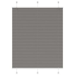 Berkfield Home Pleated Blind Anthracite 105x150 cm Fabric Width 104.4 cm Polyester in Black