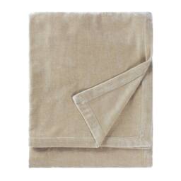 Yard Heavy Chenille Velvet Throw in White - Size: 130 cm x 180 cm - thumbnail 2