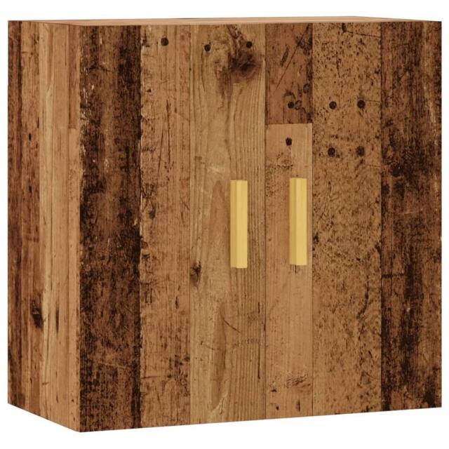 Berkfield Home Wall Cabinet Old Wood 60x31x60 cm Engineered Wood in Brown - Size: 60 x 31 x 60 cm - image 1