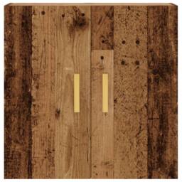 Berkfield Home Wall Cabinet Old Wood 60x31x60 cm Engineered Wood in Brown - Size: 60 x 31 x 60 cm - thumbnail 4