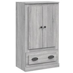 Berkfield Home Highboard Grey Sonoma 60x35.5x103.5 cm Engineered Wood - thumbnail 1