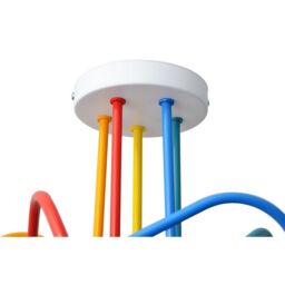 Netlighting Oxford Multi Arm Semi Flush Ceiling Light MultiColoured 50cm - thumbnail 2