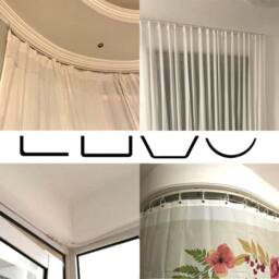 PAWNORA 5M Curtain Silent Track Bay TOP Mounted in White - thumbnail 4