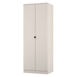 Ready Assembled 2 U Norway Tall 2 Door Robe (Ready Assembled) in Taupe - Size: Large - thumbnail 3